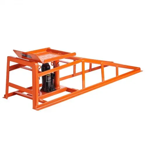 VEVOR hydraulische Autorampen Auffahrrampen 2 Stk. 27-36 cm Hubhöhe, tragbare Auto-Servicerampen für Wartung in der Garage & Ölwechsel & Reparatur von Lkw, 1 t (pro Rampe) belastbar Auffahrhilfe – Bild 10