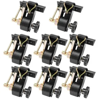 VEVOR Spanngurte für Leitergestell, schwarze Vierkantrohrbefestigung, 38 mm breit x 2,25 m lang, Ratschengurte mit doppelten J-Haken, 226,8 kg Traglast, mit Schnallenverschluss (8er-Pack) VEVOR Spanngurte für Leitergestell, schwarze Vierkantrohrbefestigung, 38 mm breit x 2,25 m lang, Ratschengurte mit doppelten J-Haken, 226,8 kg Traglast, mit Schnallenverschluss (8er-Pack)