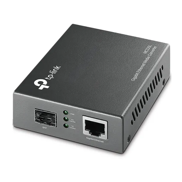 TP-Link Omada MC220L Netzwerk Medienkonverter 1000 Mbit/s Multi-Modus, Einzelmodus Schwarz TP-Link Omada MC220L Netzwerk Medienkonverter 1000 Mbit/s Multi-Modus, Einzelmodus Schwarz