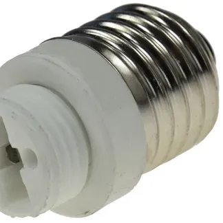 Lampensockel-Adapter, Keramik E27 auf G9 Lampensockel-Adapter, Keramik E27 auf G9
