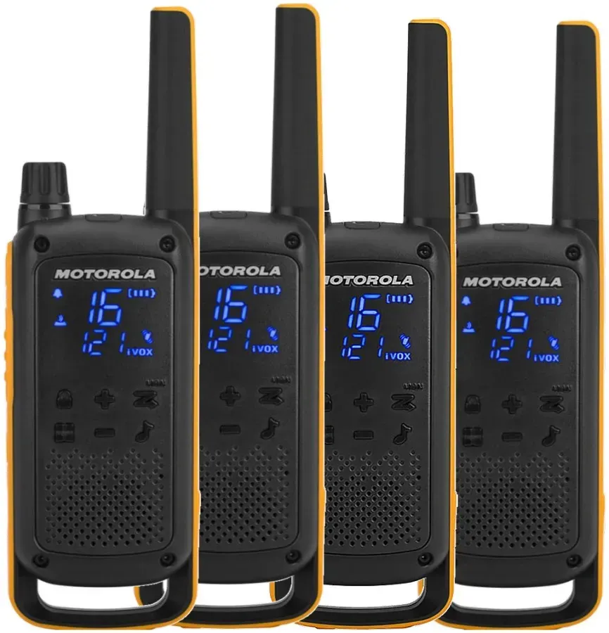 Motorola Talkabout T82 Extreme Quad Pack Funksprechgerät 16 Kanäle Schwarz, Orange Motorola Talkabout T82 Extreme Quad Pack Funksprechgerät 16 Kanäle Schwarz, Orange