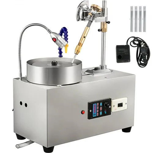 VEVOR 180 W Edelsteinfacettenmaschine 220 V Edelsteinschleifen 40 x 20 x 22 cm Facettiermaschine zum Polieren und Schneiden VEVOR 180 W Edelsteinfacettenmaschine 220 V Edelsteinschleifen 40 x 20 x 22 cm Facettiermaschine zum Polieren und Schneiden