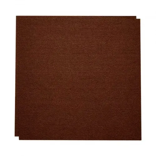VEVOR Teppichfliesen 609,6 x 609,6 x 5 mm, 20er-Pack, selbstklebender Teppichboden mit Fläche von 7,4 m², Teppich Bodenbelag, einfacher DIY-Austausch für Wohnzimmer und Büro, Dunkelbraun – Bild 8