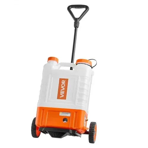 VEVOR Rucksacksprüher mit Wagen, Einstellbarer Druck 0–94 PSI, 15-Liter-Tank auf Rädern, mit 6 Düsen, 2 Zauberstäben, Weithalsdeckel für Garten, Jäten, Sprühen, Reinigen – Bild 9