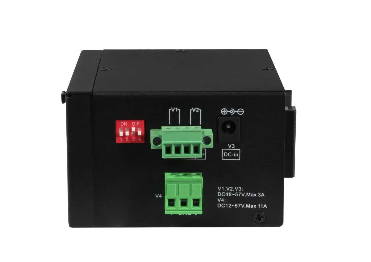 ALLNET Medienkonverter Industrial PoE (15,4W/30W/60W/90W) 10G-BASE-SX/-LX Single-/ Multimode SFP+ to RJ45 MultiG • Power-Booster 12~57VDC • DIN • ALL-MCI2011P-60W – Bild 4