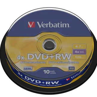 Verbatim DVD+RW Matt Silver 4,7 GB 10 Stück(e) Verbatim DVD+RW Matt Silver 4,7 GB 10 Stück(e)