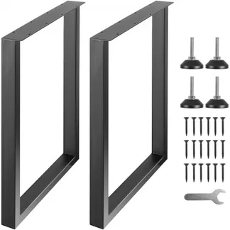 VEVOR 2er-Set Tischkufen 711mm hoch Tischgestell 454kg Tragfähigkeit Tischbeine aus Kohlenstoffstahl Möbelfüße Schwarz Tischuntergestell Ideal für Küchentische Wohnzimmerkonsolen Studio-Tische usw. VEVOR 2er-Set Tischkufen 711mm hoch Tischgestell 454kg Tragfähigkeit Tischbeine aus Kohlenstoffstahl Möbelfüße Schwarz Tischuntergestell Ideal für Küchentische Wohnzimmerkonsolen Studio-Tische usw.