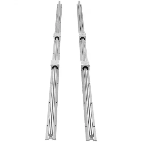 VEVOR Linearführung Linearschiene 2 Stk. SBR16-1500mm Kohlenstoffstahl Aluminium Führungsschiene mit 4 Stk. SBR16UU-Gleitblöcke Linearlager Lagerblock CNC Teile für 3D Drucker Fräs-/Drehmaschine – Bild 8