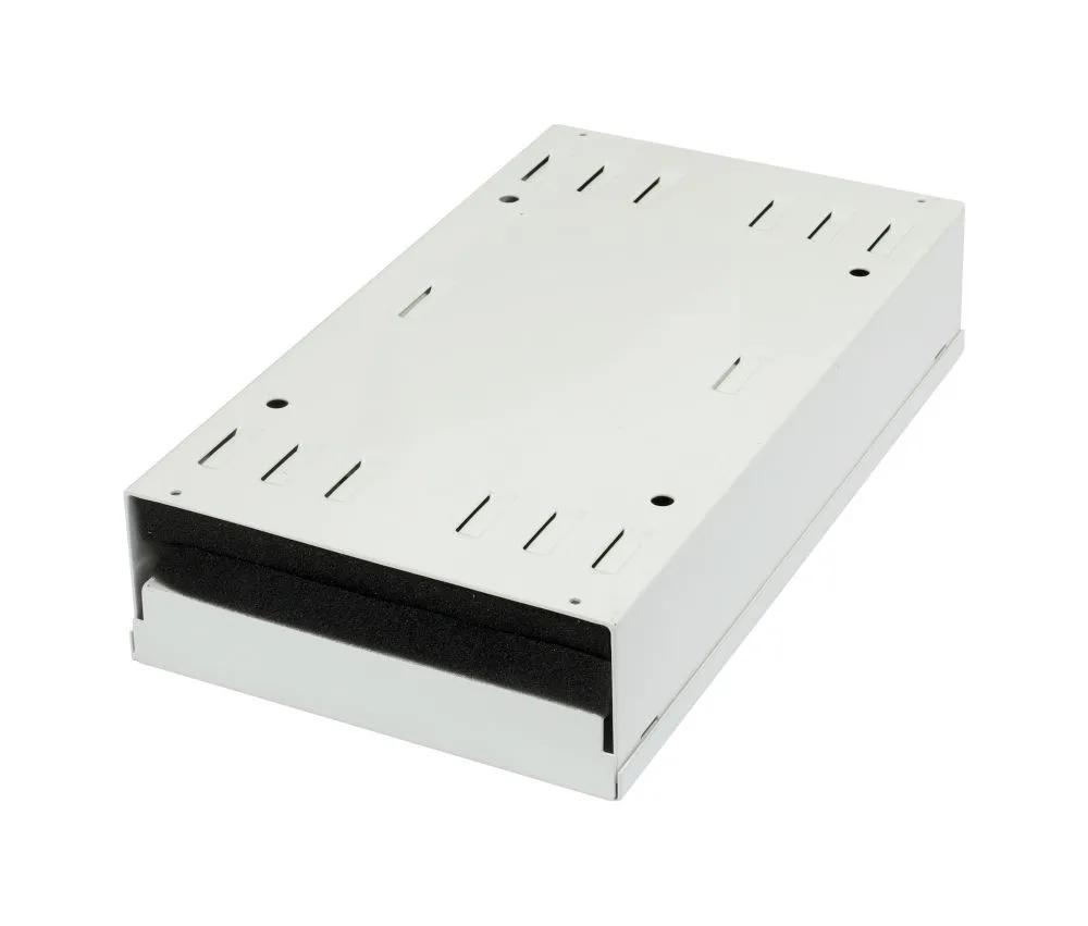 LWL-Wandverteiler Mini(Aufputz), für LC/SC, B150/H265/T55mm, ohne Kupplungen/Spleißkassette, weiss, Synergy 21, – Bild 4