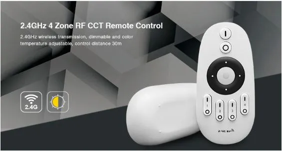 MiBoxer FUT007 LED Fernbedienung dual white (CCT) 4 Zonen – Bild 4