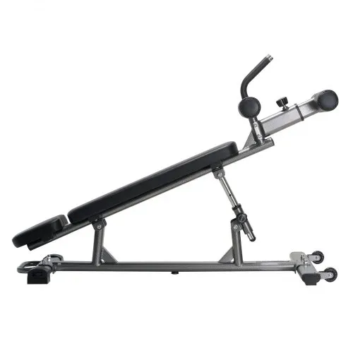 VEVOR Sit Up Bank Bauchmuskelbank 4-stufig Höhenverstellbar (1630 x 620 x 1055 cm) Rückentrainer (454 kg belastbar) für Heimtraining im Fitnessstudio Krafttraining Ganzkörpermuskeltraining – Bild 9