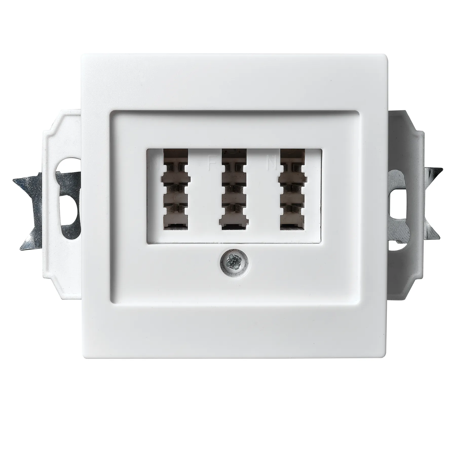 TAE-NFN-Anschlussdose McPower “Flair“ UP, weiß, 3x 6-polig TAE-NFN-Anschlussdose McPower “Flair“ UP, weiß, 3x 6-polig