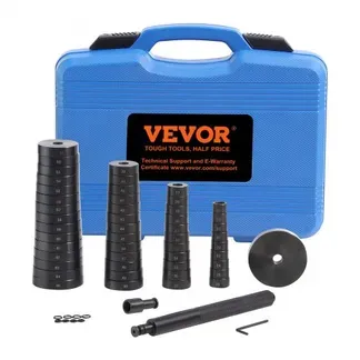 VEVOR 52 tlg. Radlager Druckstück Treibsatz, Lager Druckstücke Satz 18-65 mm, Eintreiber für Lager Buchsen Simmerring Lagerpresse Werkzeug Montagescheiben Buchsen Simmering Druckstück Press Werkzeug VEVOR 52 tlg. Radlager Druckstück Treibsatz, Lager Druckstücke Satz 18-65 mm, Eintreiber für Lager Buchsen Simmerring Lagerpresse Werkzeug Montagescheiben Buchsen Simmering Druckstück Press Werkzeug