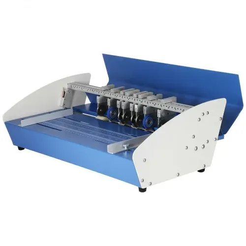 VEVOR Rillmaschine 520 mm, Elektrische Nutmaschine 540 mm x 370 mm x 230 mm, Creasing Maschine 220 V, Bürobedarf und Schreibwaren mit Rundpresstechnik, Falzmaschine für Dateien, Karten, A4-Papiere – Bild 10