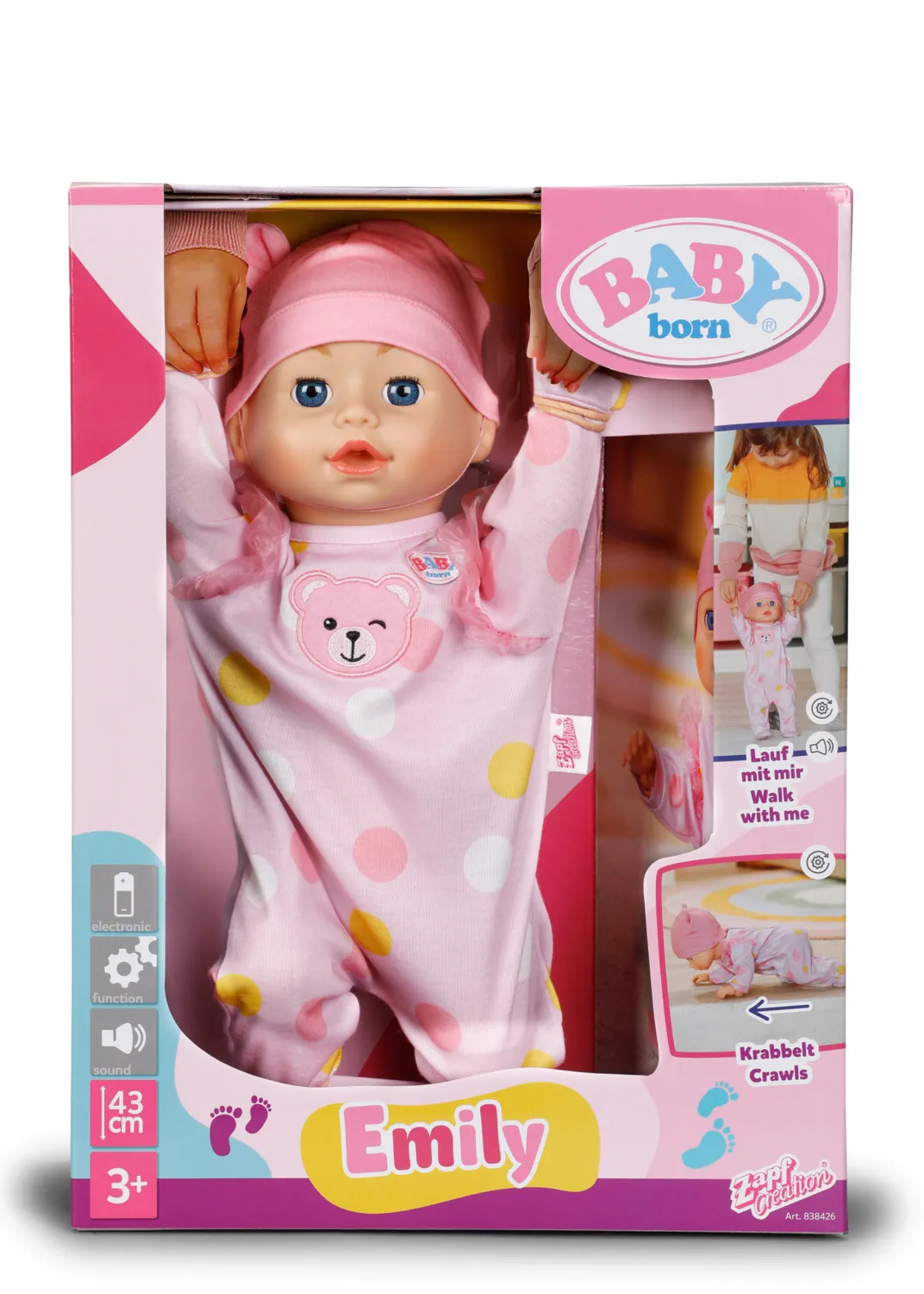BABY born @ Emily Walk with me 43cm – Bild 3