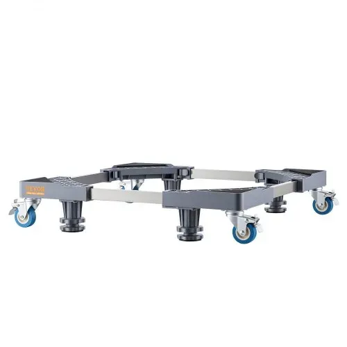 VEVOR Möbelwagen, Möbelwagen, 4 Räder, tragbare bewegliche Rollen, robust, ineinandergreifend, klein, flach, für schwere Möbel, 40,6 x 27,9 cm, 227,8 kg Kapazität, schwarz – Bild 10