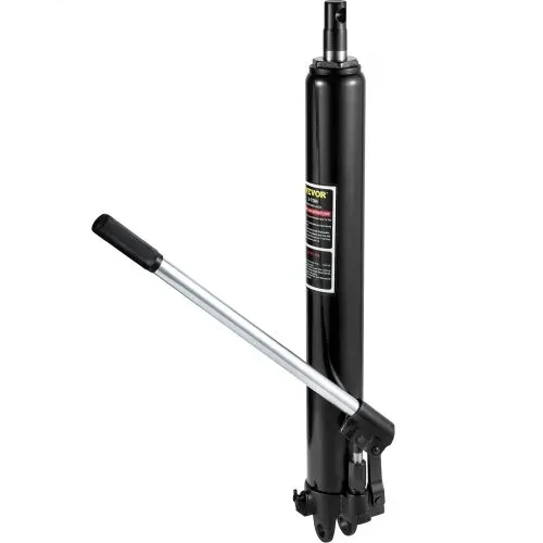 VEVOR Hydraulischer langer Rammheber, 3 t Kapazität, mit Einzelkolbenpumpe und Gabelkopfsockel, manueller Hubarbeitsbühnenheber mit Griff, für Garagen-/Ladenkräne, Motorhebevorrichtung, schwarz VEVOR Hydraulischer langer Rammheber, 3 t Kapazität, mit Einzelkolbenpumpe und Gabelkopfsockel, manueller Hubarbeitsbühnenheber mit Griff, für Garagen-/Ladenkräne, Motorhebevorrichtung, schwarz