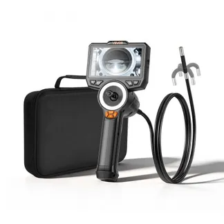 VEVOR Endoskopkamera mit Licht Drehbar, Inspektionskamera mit 360° beweglichem Kopf, Rohrkamera IP67 Wasserdicht mit 4,5 Zoll Display 1,5m Schlangenkabel 3000mAh Akku, 8mm Boreskopkamera für Auto Haus VEVOR Endoskopkamera mit Licht Drehbar, Inspektionskamera mit 360° beweglichem Kopf, Rohrkamera IP67 Wasserdicht mit 4,5 Zoll Display 1,5m Schlangenkabel 3000mAh Akku, 8mm Boreskopkamera für Auto Haus