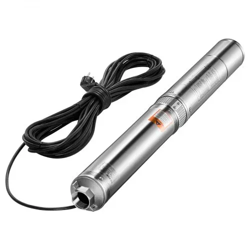 VEVOR Tiefbrunnenpumpe, 1100 W Eingangsleistung, 100 l/min Durchfluss, 75 m Förderhöhe, mit 20 m Kabel, Tauchpumpe, für industrielle Bewässerung und Heimgebrauch, IP68-Wasserschutzklasse – Bild 8