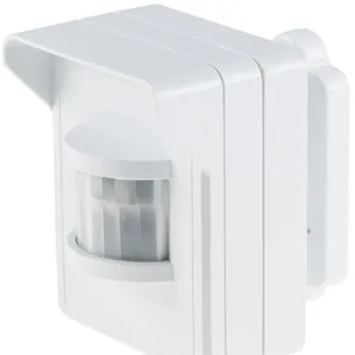 Funk-Bewegungsmelder für „Pilota Casa“ IP44, 90°/8m PIR, Aufputz, weiß Funk-Bewegungsmelder für „Pilota Casa“ IP44, 90°/8m PIR, Aufputz, weiß