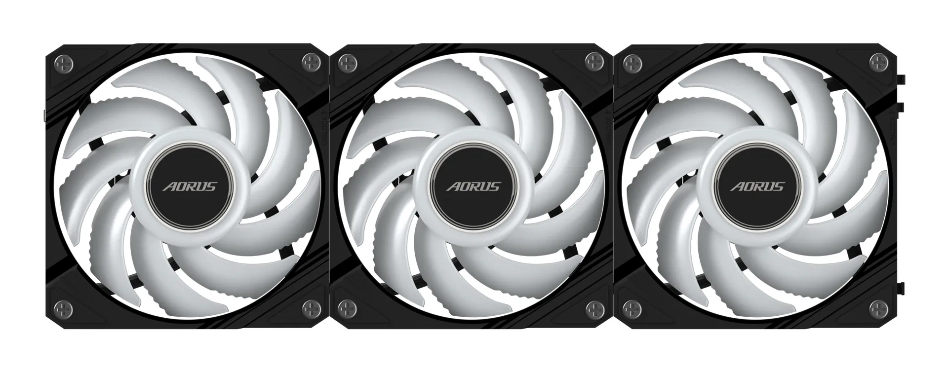 GIGABYTE AORUS EZ CHAIN FAN 120 (3-Pack) Hauptplatine Ventilator 12 cm Schwarz 3 Stück(e) – Bild 6