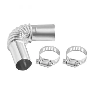 VEVOR Abgasrohr Winkelverbinder (1 Stk.) 25 mm Auspuffrohr Gasentlüftungsschlauch Edelstahl Windschutzkappe Standheizung Autoheizung Auspuffrohr mit 2 Klammern für 2 kW / 5 kW / 8 kW Dieselheizung VEVOR Abgasrohr Winkelverbinder (1 Stk.) 25 mm Auspuffrohr Gasentlüftungsschlauch Edelstahl Windschutzkappe Standheizung Autoheizung Auspuffrohr mit 2 Klammern für 2 kW / 5 kW / 8 kW Dieselheizung
