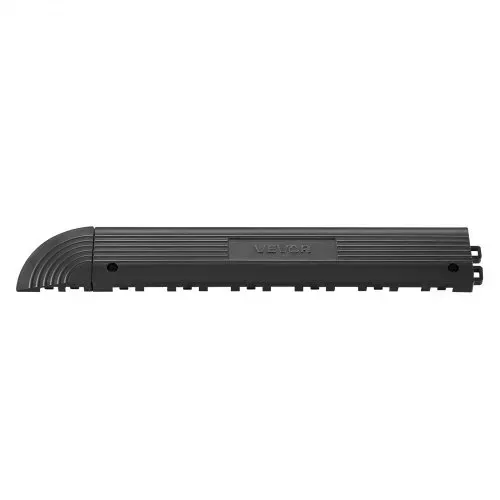 VEVOR 11 Stk. Rampenstück für Garagenboden Belag, 31 x 6 cm Auffahrrampe für Klickfliesen, PP Rampe mit 4 Eckstück Rutsch für Werkstattboden Garagenboden Klickfliesen, NUR für VEVOR Drainagematten – Bild 8