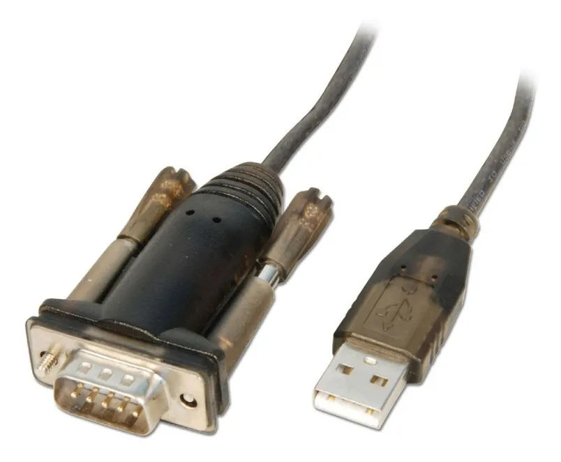 Lindy 42855 Serien-Kabel Grau, Transparent 1,5 m USB Typ-A RS-232 Lindy 42855 Serien-Kabel Grau, Transparent 1,5 m USB Typ-A RS-232