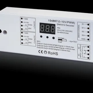Synergy 21 LED Controller DMX 512 -> 0-10V Steuerausgang Synergy 21 LED Controller DMX 512 -> 0-10V Steuerausgang
