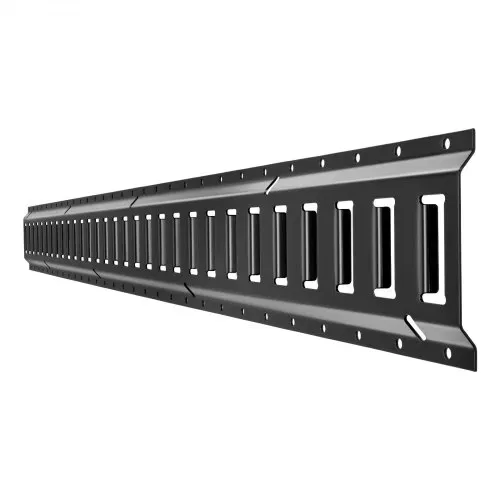 VEVOR E-Track-Zurrschienen-Set, 6er-Pack 1,5 m, 26-tlg. Zubehör, inkl. 2 Ratschengurten & 6 O-Ringen & 6 Zurrgurten mit D-Ring & 12 Endkappen, für Garagen, Lieferwagen, Anhänger, Motorräder – Bild 10