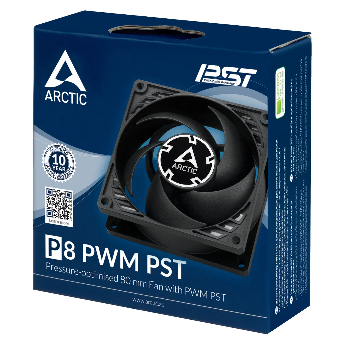 ARCTIC P8 PWM PST - 80 mm PWM PST Lüfter optimiert für statischen Druck – Bild 6