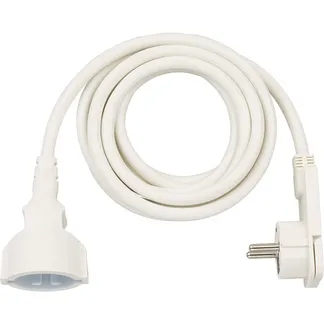 Verlängerungskabel, 1x Winkel-Flachstecker Verlängerungskabel, 1x Winkel-Flachstecker