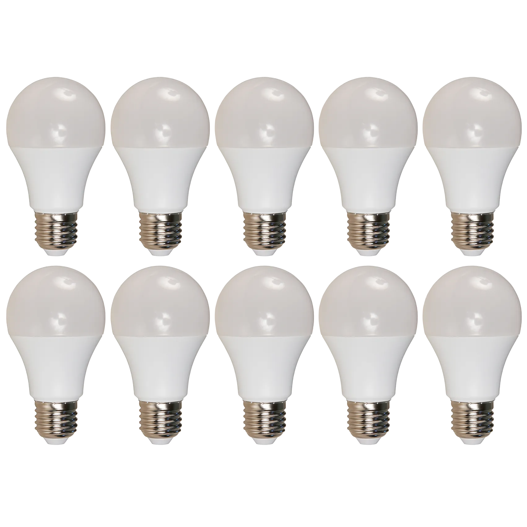 LED-Glühlampe McShine “Brill95“ E27, 12W, 1.000lm, warmweiß, Ra >95, 10er-Pack LED-Glühlampe McShine “Brill95“ E27, 12W, 1.000lm, warmweiß, Ra >95, 10er-Pack