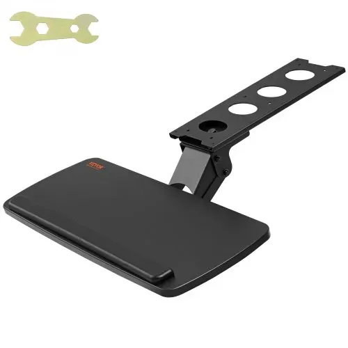 VEVOR Tastaturablage unter dem Schreibtisch Große 250 x 635 mm, Tastaturablage 0-220 mm Höhe Einstellbar, Tastaturablage Keyboard, Tastaturauszug für Büro, zu Hause usw. – Bild 8