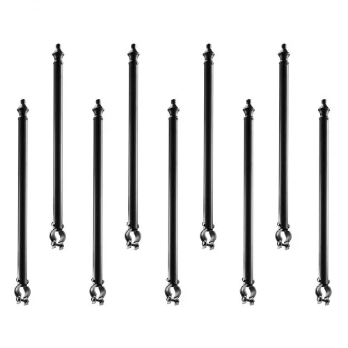 VEVOR Übersteigschutz Zaunerhöhung, 9 Pack, 695 mm Stacheldrahtabweiser für 3,3-3,8 mm Zaunoberseite, Ω-Halterung, Stacheldrahthalter zum Schutz der Privatsphäre in Hof, Bauernhof oder Garten VEVOR Übersteigschutz Zaunerhöhung, 9 Pack, 695 mm Stacheldrahtabweiser für 3,3-3,8 mm Zaunoberseite, Ω-Halterung, Stacheldrahthalter zum Schutz der Privatsphäre in Hof, Bauernhof oder Garten