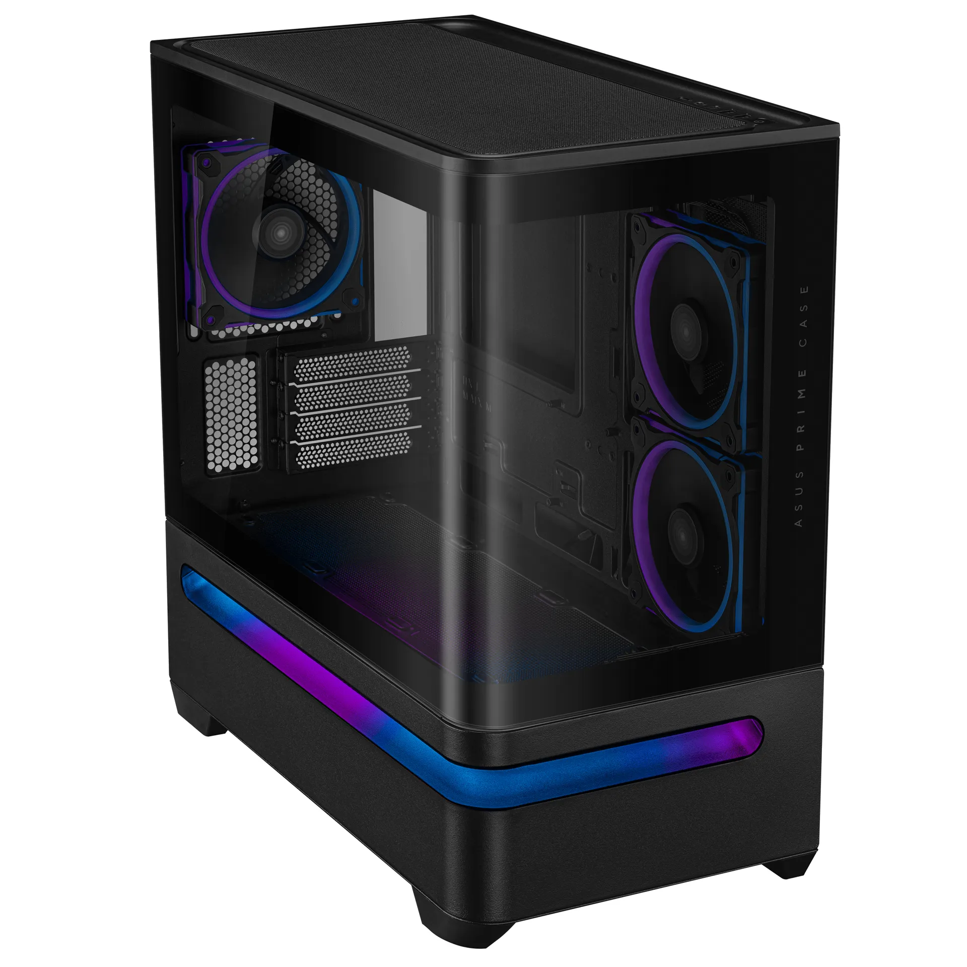 ASUS PRIME AP202 ARGB Midi Tower Schwarz – Bild 3