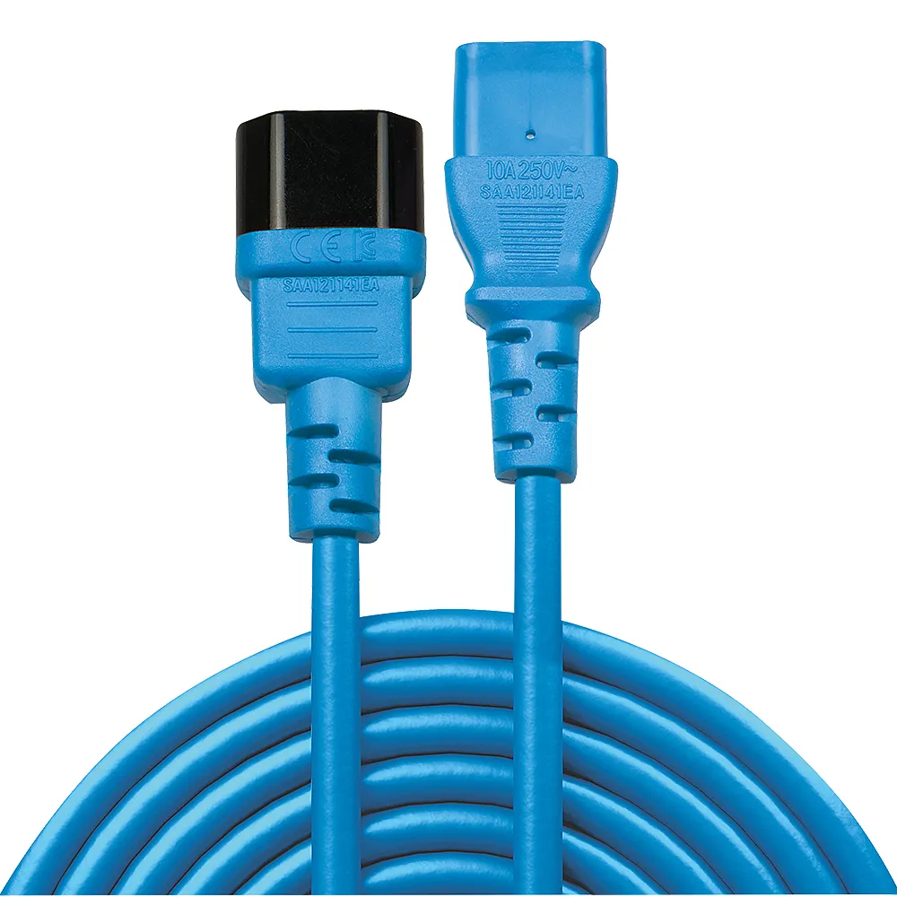 Lindy 30471 Stromkabel Schwarz, Blau 1 m C14-Koppler C13-Koppler – Bild 2