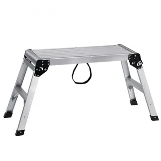 VEVOR Alu Arbeitsplattform Klappwerkbank 76x30x50,8cm Arbeitsbühne 150 kg Tragfähigkeit Trittbank mit Sicherheitsschlössern Trittleiter für Zuhause Büro Werkstatt & Garage Silber VEVOR Alu Arbeitsplattform Klappwerkbank 76x30x50,8cm Arbeitsbühne 150 kg Tragfähigkeit Trittbank mit Sicherheitsschlössern Trittleiter für Zuhause Büro Werkstatt & Garage Silber