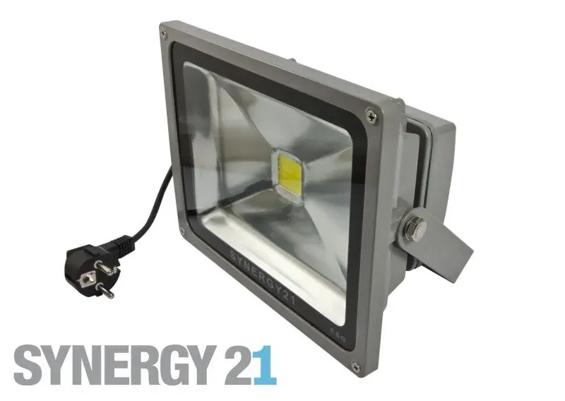 Synergy 21 LED Spot Outdoor Baustrahler 50W graues Gehäuse – kaltweiß V2 Synergy 21 LED Spot Outdoor Baustrahler 50W graues Gehäuse – kaltweiß V2