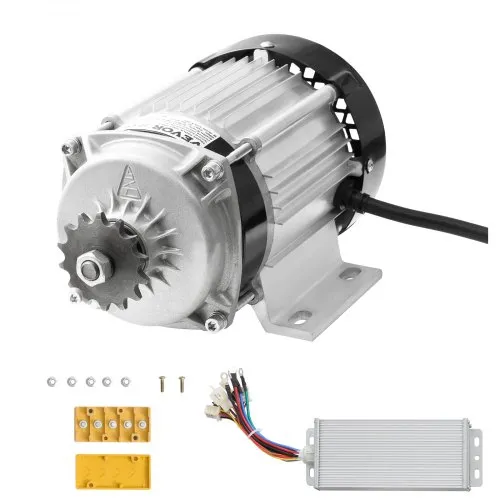 VEVOR 750 W elektrischer bürstenloser Gleichstrommotor-Bausatz, Bürstenloser Elektromotor – 48 V 2700 U/min Motor mit verbessertem Drehzahlregler für Go Karts E-Bike Motorrad Roller VEVOR 750 W elektrischer bürstenloser Gleichstrommotor-Bausatz, Bürstenloser Elektromotor – 48 V 2700 U/min Motor mit verbessertem Drehzahlregler für Go Karts E-Bike Motorrad Roller