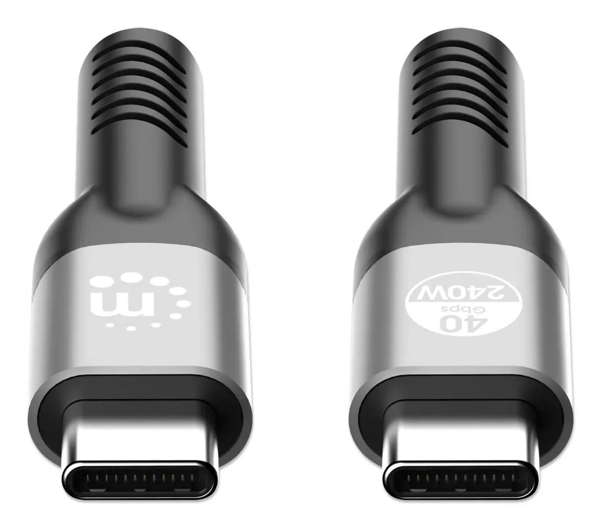 Manhattan 356381 USB Kabel USB4 Gen 3x2 2 m USB C 40 Gbit/s 240 W Schwarz – Bild 4