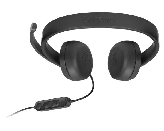 Lenovo 4XD1P83425 Kopfhörer & Headset Kabelgebunden Kopfband Anrufe/Musik USB Typ-A Schwarz – Bild 6