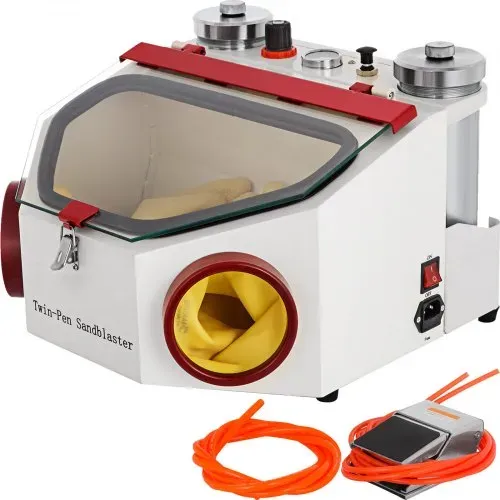 VEVOR Sandstrahlgeräte 20V 60HZ Sandstrahlmaschine 1,2 mm Düse Mobiler Sandstrahler mit Zubehör Professioneller Tragbarer Sandstrahler geeigenet zum Polieren der Oberfläche von Porzellankronen Schmuck – Bild 7