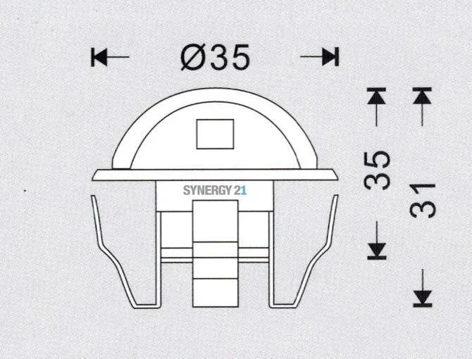 Synergy 21 LED Bodeneinbaustrahler ARGOS rund minimax IP65 RGB 90° – Bild 2