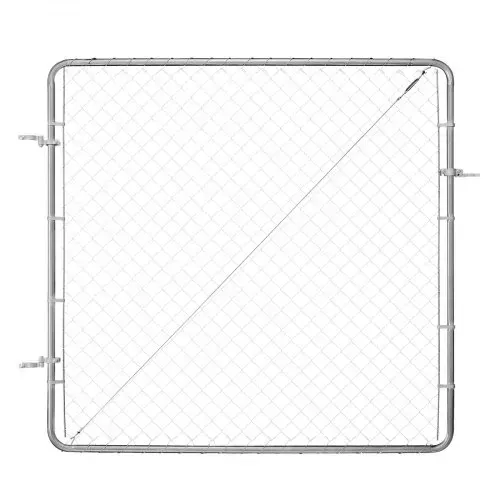 VEVOR Gartentür, 183x178 cm, verstellbares Maschendrahtzaunelement, passend für 91,44x121,92 cm große Gartenzauntoröffnungen, Zauntor für Farmen, Pfosten nicht im Lieferumfang enthalten – Bild 9