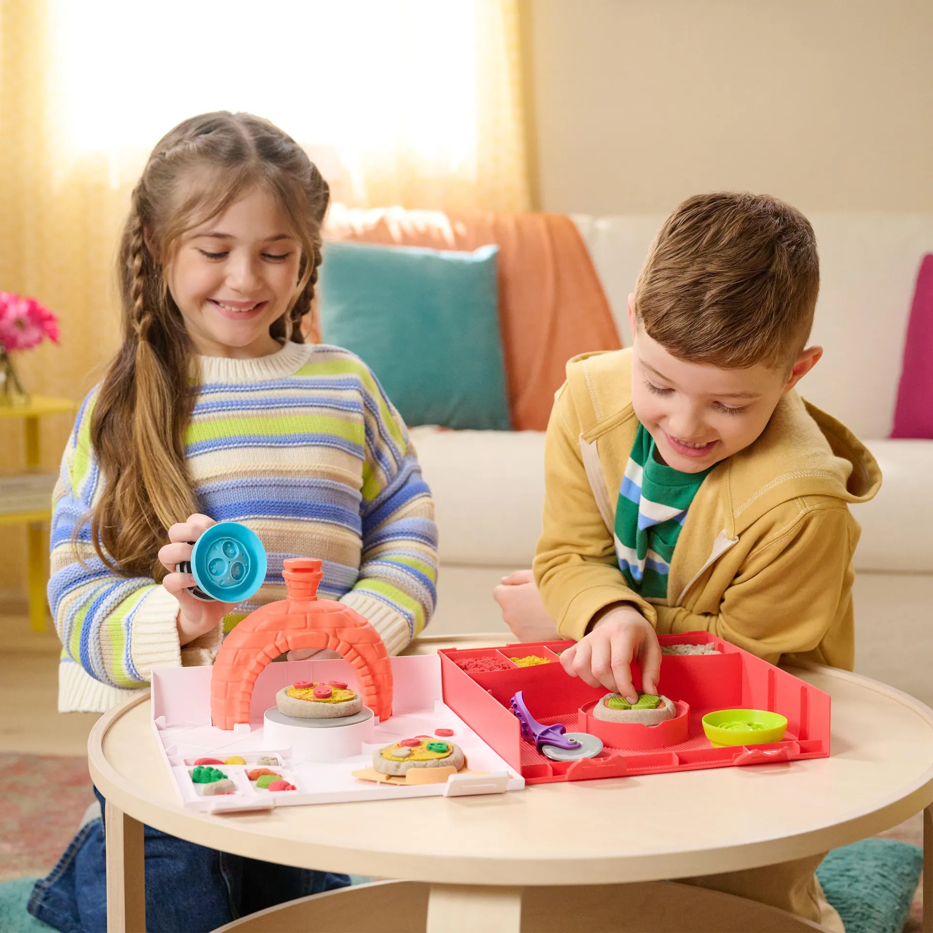 Kinetic Sand Squish Pizza Set – Bild 7