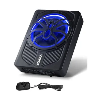 VEVOR Untersitz Auto Subwoofer 440 W 254 mm schlanker Auto Subwoofer unter dem Sitz Subsystem mit eingebautem Verstärker, Hoch-/Niedrigpegel-Eingang und Lautstärkeregler für SUVs Lkws VEVOR Untersitz Auto Subwoofer 440 W 254 mm schlanker Auto Subwoofer unter dem Sitz Subsystem mit eingebautem Verstärker, Hoch-/Niedrigpegel-Eingang und Lautstärkeregler für SUVs Lkws