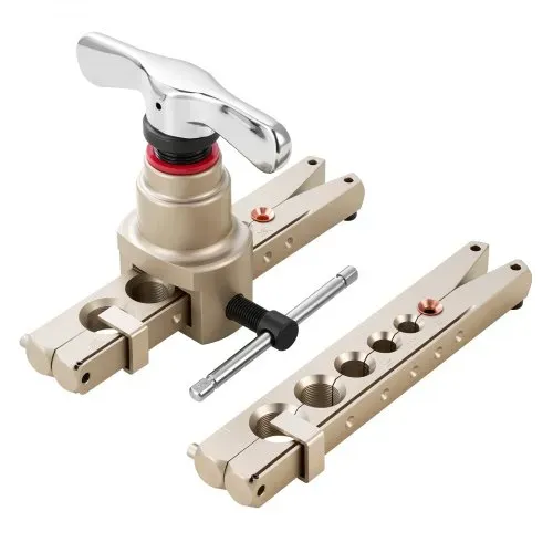 VEVOR 5 tlg. Bördelwerkzeuge Set, 45° Exzentrisches Bördelgerät für Einzelbördelung, HVAC-Bördel mit Rohrschneider & Werkzeugkasten für 6-19 mm Kupfer- & Aluminiumrohre, Reparatursatz für Kilmaanlagen – Bild 9