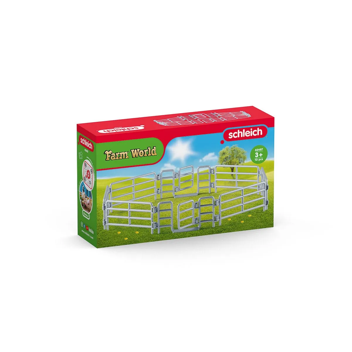 schleich 42487 Kinderspielzeugfigurenzubehör Spielzeugfigurenzaun – Bild 4