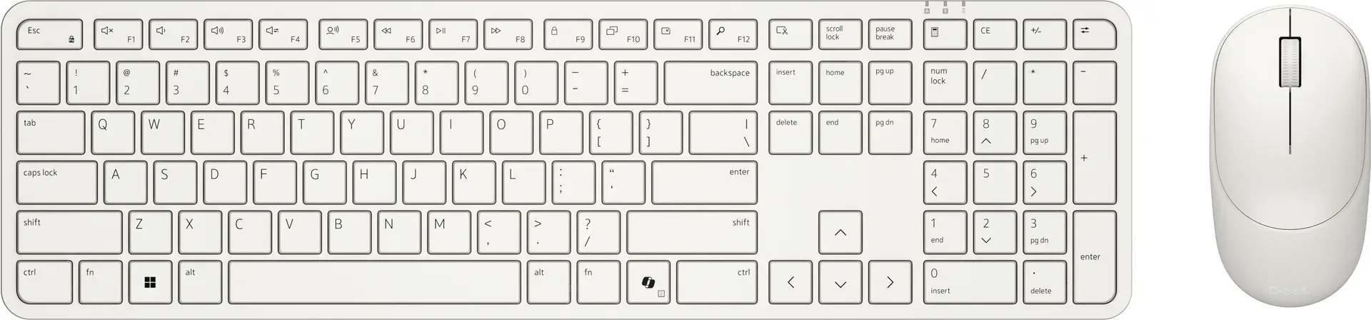 DELL Pro 5 KM526 Tastatur Maus enthalten Heimbüro RF Wireless QWERTZ Deutsch Weiß DELL Pro 5 KM526 Tastatur Maus enthalten Heimbüro RF Wireless QWERTZ Deutsch Weiß